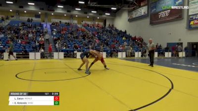 125 lbs Round of 32 - Ethan Rotondo, University Of Wisconsin vs Logan Eaton, Menlo College