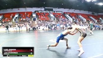 135 lbs Champ. Round 1 - Luke Johnson, Chesterton HS vs Liam Fitzpatrick, Rockford