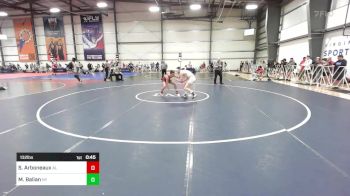 132 lbs Consi Of 32 #1 - Shayd Arboneaux, AL vs Mason Balian, NY