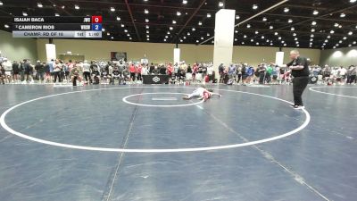 88 lbs Champ. Rd Of 16 - Isaiah Baca, Juggernaut Wrestling Club vs Cameron Rios, Westmoore High School Wrestling