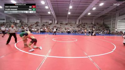 126 lbs Rr Rnd 1 - Colt Goodman, Indiana Outlaws Gray vs Tyler Pagano, Broad Axe Gold