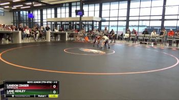 J-2 lbs 1st Place Match - Landon Zinser, Moyer Elite vs Lane Henley, DC Elite