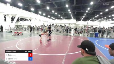 62 lbs Quarterfinal - Hunter Bates, Aniciete TC vs Chayton Salway, Gladiator Wrestling Academy