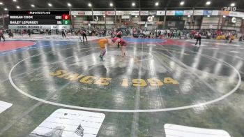 115 lbs Cons. Round 2 - Bailey Lefurgey, Unattached vs Reegan Cook, Dakota Boyz Wrestling Club