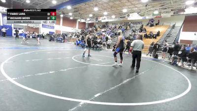 175 lbs Cons. Round 3 - Richard Moss, Grand Terrace vs Fabio Lara, San Dimas