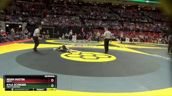 D3-106 lbs Semifinal - Adam Mattin, Delta vs Kyle Schroer, Troy Christian