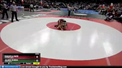 Champ. Round 1 - Makayla Pate, McCook Girls vs Aileen Rueda, Crete Girls