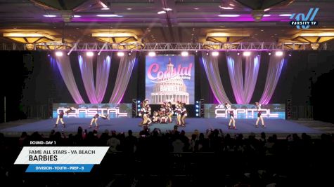FAME All Stars - VA Beach - BARBIES [2025 L1.1 Youth - PREP - B Day 1] 2025 Coastal at the Capitol Grand Nationals