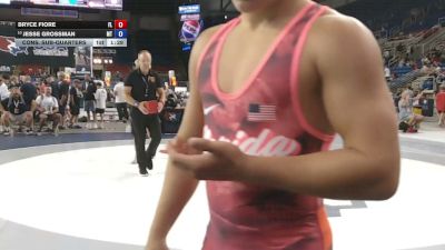 120 lbs Cons. Sub-quarters - Bryce Fiore, Florida vs Jesse Grossman, Montana