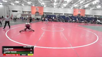 157 lbs Cons. Round 4 - Carter Tadusz, RIT vs Tyler Russ, Norwich