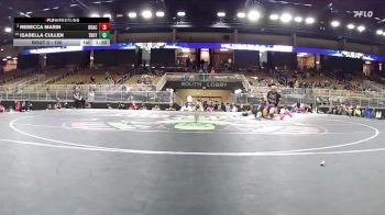100 lbs 3rd Place Match - Rebecca Marin, Doral Academy vs Isabella Cullen, Troy Buchanan