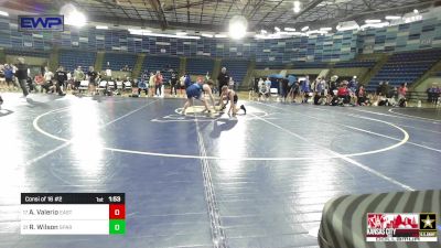 132 lbs Consi Of 16 #2 - Aiden Valerio, East Idaho Elite Wrestling Club vs Ryan Wilson, Spartan Mat Club