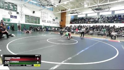 150 lbs Champ. Round 1 - Alek Carrera, LB Poly vs Amani Pollard, Cypress