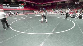 190 lbs D1 - Semi-finals (fri 7:30pm.) - Devlin Vele, Bay Port vs Gage Finn, Arrowhead