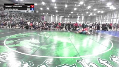 97 lbs Champ. Round 3 - Samuel DesRoches, Inland Northwest Wrestling Training Center vs Zachary Linton, Washington