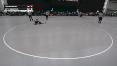 100 lbs Champ. Rd Of 64 - Easton Landas, Sebolt Wrestling Academy vs Seth Hollerman, Bad Karma Wrestling Club