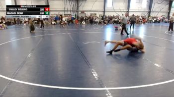 Elite 141 lbs Champ. Round 2 - Culley Bellino, Cortland State vs Macael Bear, Hawkeye Community College