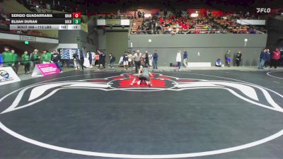 113 lbs Consi Of 8 #1 - Sergio Guadarrama, Granite Hills vs Elijah Duran, Golden Valley
