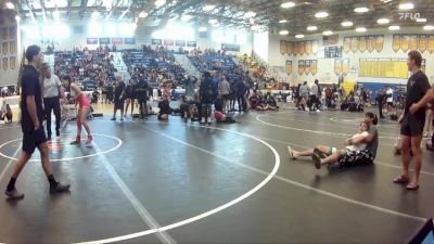 105 lbs Semifinal - Breanna Higgins, Camden County Outsiders vs Scarlett Huaman, Winter Springs High School