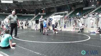 85 lbs Rr Rnd 2 - Bree Leyba, Team Tulsa Girls vs Amelia Morris, NW Girls