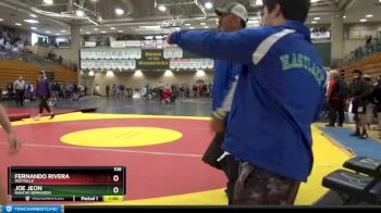 106 lbs Quarterfinal - Justin Martinez, Brawley vs Destin Maestas, Slam Academy