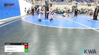 3rd Place - Ryker Williams, Harrah Little League Wrestling vs Luka Johnston, Team Guthrie Wrestling