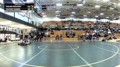 175 lbs 5th Place Match - Walker Mulvaney, Hudson vs Zachary Barnes, North Ridgeville