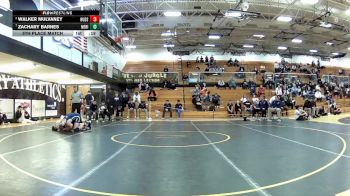 175 lbs 5th Place Match - Walker Mulvaney, Hudson vs Zachary Barnes, North Ridgeville