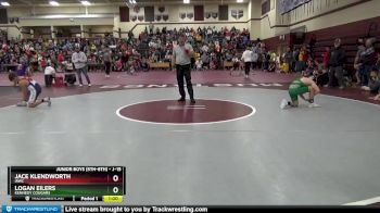 J-15 lbs Semifinal - Logan Eilers, Kennedy Cougars vs Jace Klendworth, IAWC