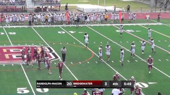 Replay: Randolph-Macon vs Bridgewater (VA) | Sep 20 @ 4 PM