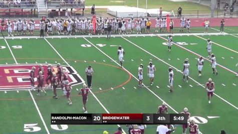 Replay: Randolph-Macon vs Bridgewater (VA) | Sep 20 @ 4 PM