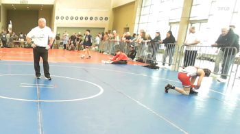 80-I lbs Consolation - Matthew Mullaney, Yale Street vs Matteo Bodrog, Wrecking Crew Wrestling Academy