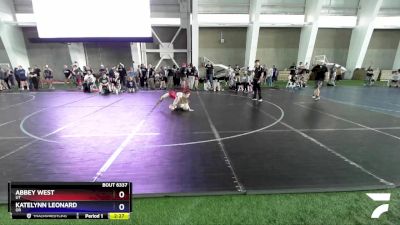 110 lbs Cons. Semi - Abbey West, UT vs Katelynn Leonard, OR