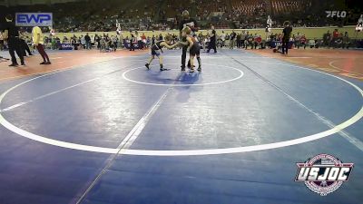 55 lbs Consi Of 16 #2 - Rhett Villines, Weatherford Youth Wrestling vs Hank Deckard, Raw Wrestling Club