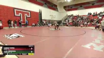 170 lbs Semis & 1st Wrestleback (8 Team) - Luis Mendoza, Toppenish vs Judah Yates, Selah