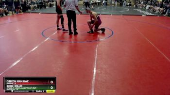 160 lbs Round 2: 1:30pm Fri. - O`Ryon Han Haz, Dimond vs Kodi Hollis, Student Wrestling Development Program