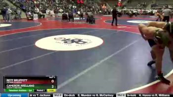 4A 182 lbs Quarterfinal - Cameron Arellano, Shiloh Christian vs Rett Bruffett, Pulaski Academy