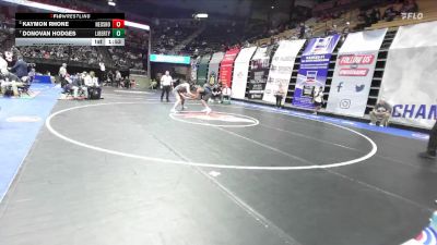 175 Class 4 lbs Quarterfinal - Kaymon Rhone, Neosho vs Donovan Hodges, Liberty