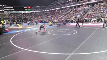 126-2A 5th Place Match - Casey Kaus, Merino vs Korbin Hoke, Highland