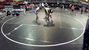 175 lbs Cons. Semi - Trig Brandes, Central City JR. Wrestling vs Jasur Khaitov, Junior Titans Wrestling Club