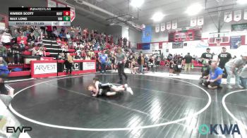 75 lbs Consolation - Kimber Scott, Northeast Take Down Club vs Max Long, Vinita Kids Wrestling