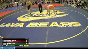 162 lbs Quarterfinals (8 Team) - Hunter Kemper, Burns vs August Brunner, Yamhill-Carlton