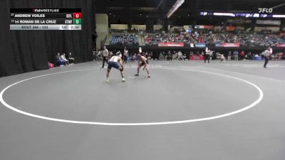 133 lbs Cons. Round 3 - Andrew Voiles, Southeastern vs 14 Roman De La Cruz, Saint Mary