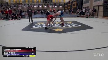 165 lbs Cons. Round 1 - Joseph Glendening, Big Game Wrestling Club vs Hale Rhodes, Riverhawk Wrestling Club