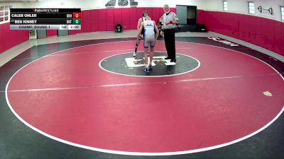 107 lbs Champ. Round 1 - Caleb Ohler, Berlin Brothersvalley Hs vs Ben Kinney, Butler