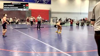 141 lbs 1st Place Match - Sean Rinebolt, Shenandoah University vs Michael Phoutasen, Apprentice School