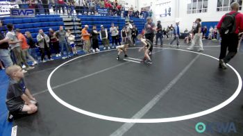 49 lbs Round Of 16 - Porter Flanery, Cowboy Wrestling Club vs Liam Avalos, Standfast