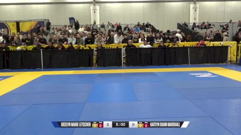 Kaitlyn Diann Marshall vs Jocelyn Marie Letscher 2024 World IBJJF Jiu-Jitsu No-Gi Championship