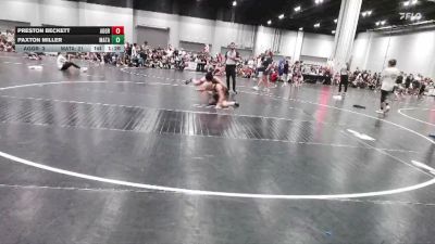 93 lbs Round 2 (6 Team) - Paxton Miller, Mat Assassins White vs Preston Beckett, Aggression Legionaries