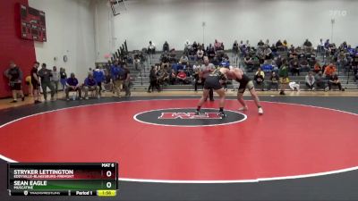 215 lbs Round 3 - Stryker Lettington, Eddyville-Blakesburg-Fremont vs Sean Eagle, Muscatine